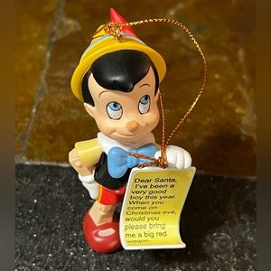 Vintage Disney Pinocchio Christmas Ornament